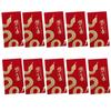 10Pcs Year of The Snake Lucky Money Bag Paper Good Lucky Red Packets  Wedding Birthday