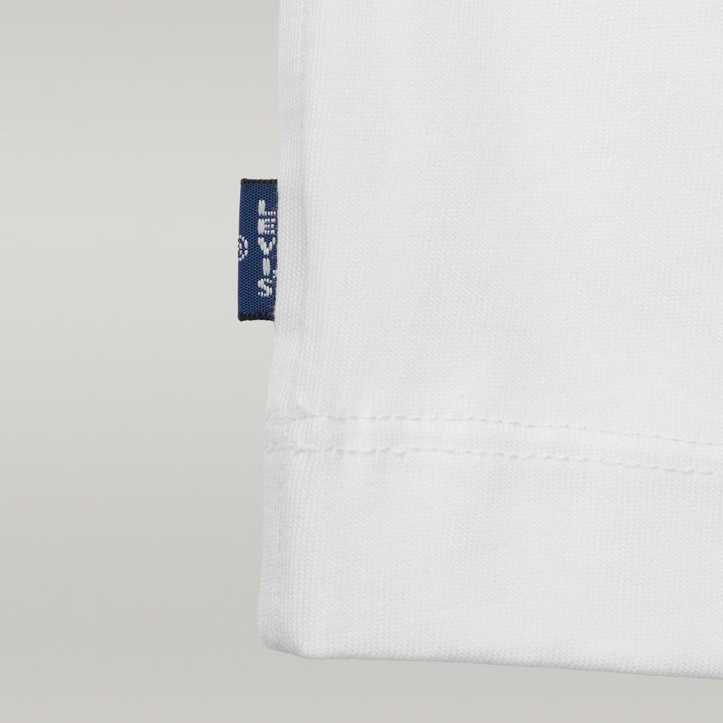 Levis Серия Bluetab™ Осень/Зима 25 Однотонная Классическая Футболка с Круглым Вырезом и Коротким Рукавом Женские Топы 003JL-0000