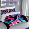 3PC Custom Name Drippy Number Art Bedding Set Printed  Bedding Set Duvet Cover Closure Includes 1 Duvet Cover & 143 Pillowcases for Bedroom