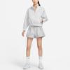 Nike Однотонные флисовые шорты с разрезами по бокам и высокой посадкой Женские шорты Дымчато-серый DX6518-077