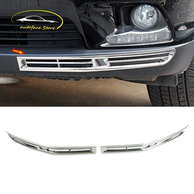 ABS Chrome для Toyota Highlander Kluger 2014-2018 автомобильные аксессуары, угловой гарнир для переднего бампера, противотуманная фара, накладка на лампу