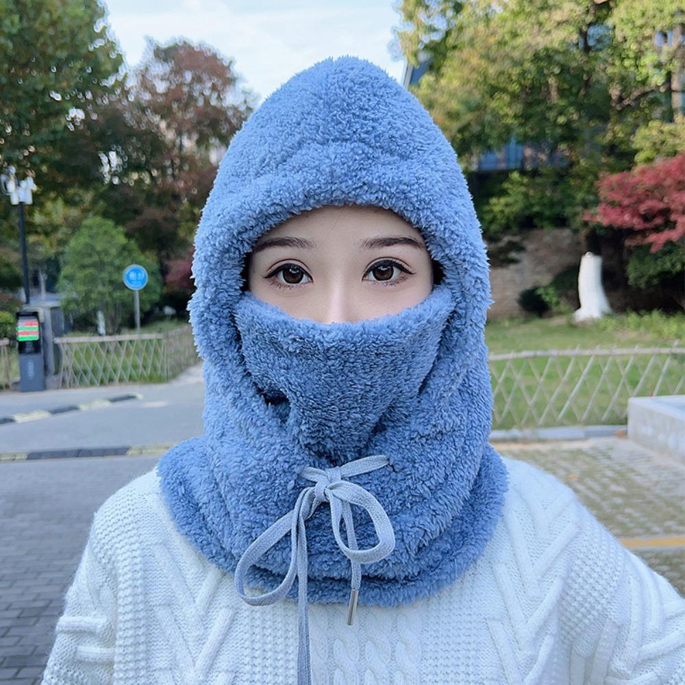 Fashion Polyester Winter Hat Winter Warmer Windproof Balaclava Full Face Ski Mask Caps for Women Man