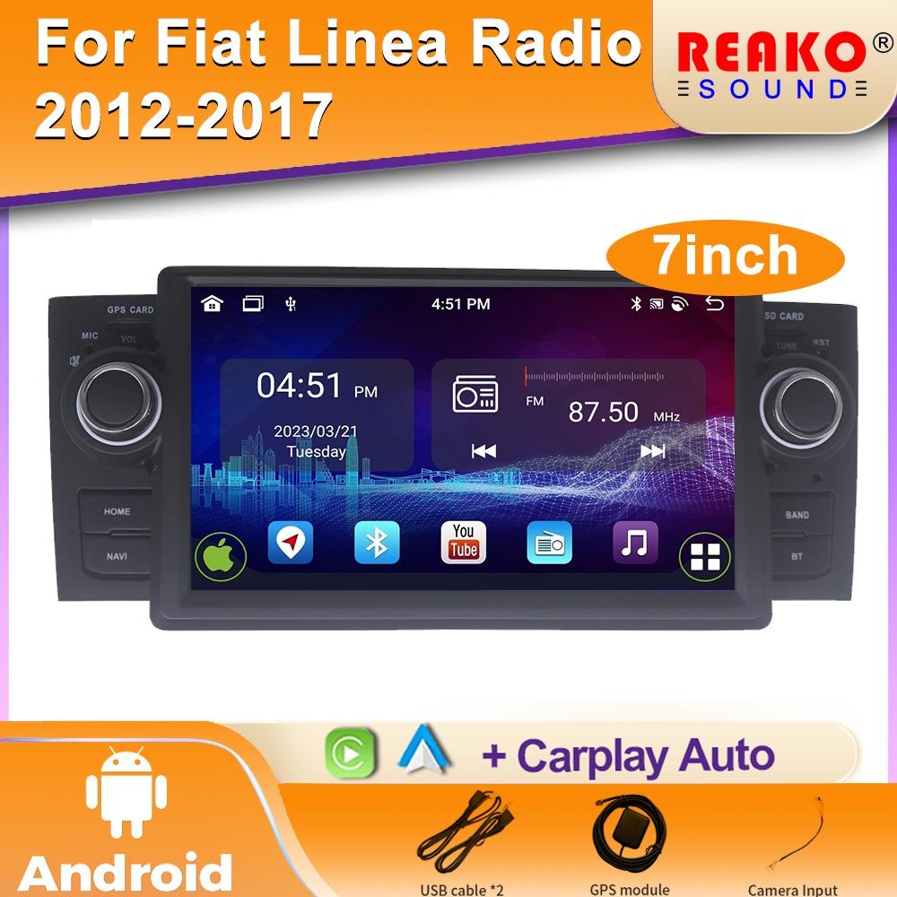 1din Android Car radio 7862 DSP Carplay для Fiat Grande Punto Linea 2007-2012 мультимедийный плеер Авторадио GPS Стерео 7" Головное устройство