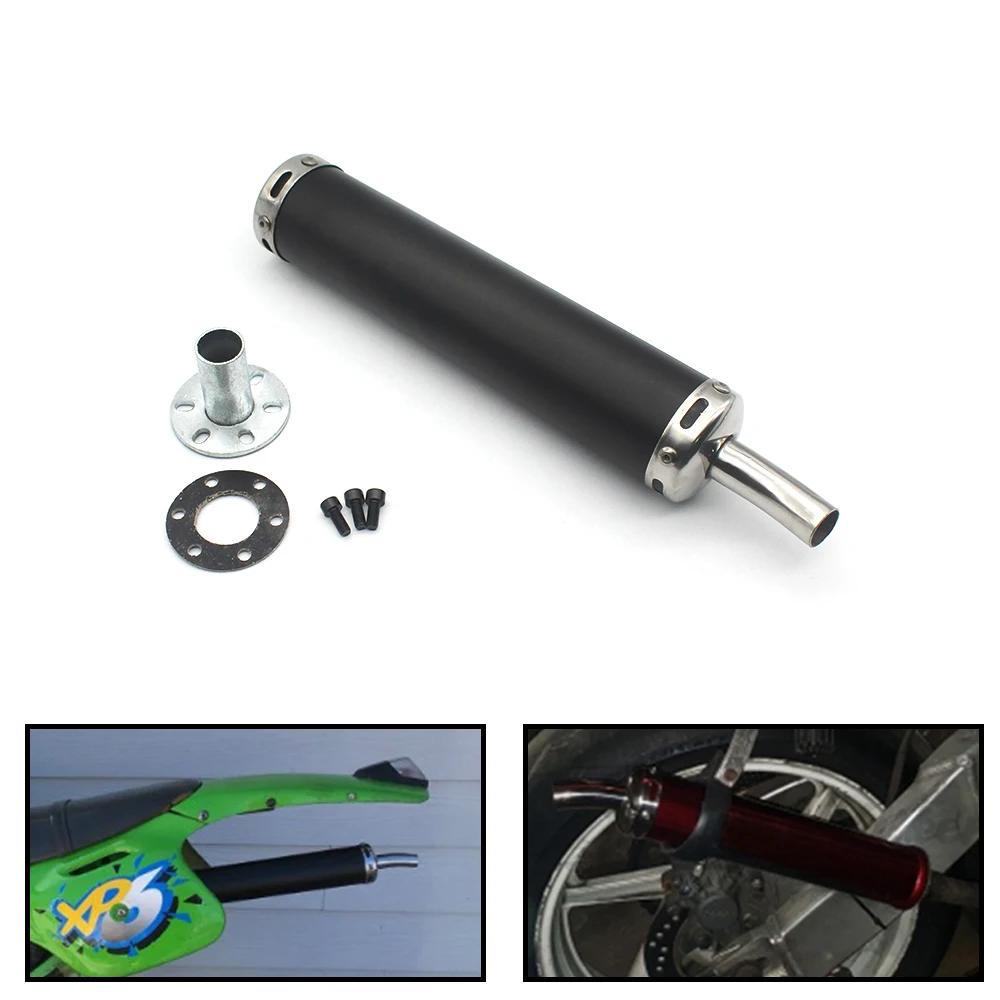 Universal Two Stroke Scooter 50cc 125cc 150cc 200cc Dirt Motorcycle Racing Exhaust Muffler fit honda Yamaha BMW Kawasaki Scoopy