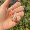 Эксклюзивное обручальное кольцо из серебра 925 пробы с муассанитом изумрудной огранки 3 карата