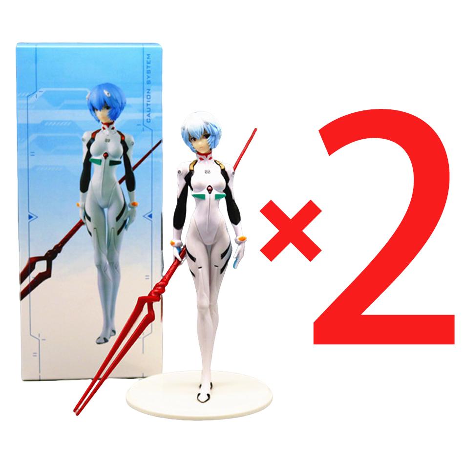 1-5 шт. 22 см Аниме NEON GENESIS EVANGELION EVA Аянами Рей кавайная фигурка ПВХ модель игрушки кукла коллекционные украшения подарки