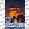 Scenic Light Diamond Embroidery 5D DIY Diamond Painting Cross Stitch Picture Full Round Diamond