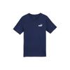 Logo Casual Cotton Crew Neck Short Sleeve T-Shirt Men Tops Navy-Blue 683484-06