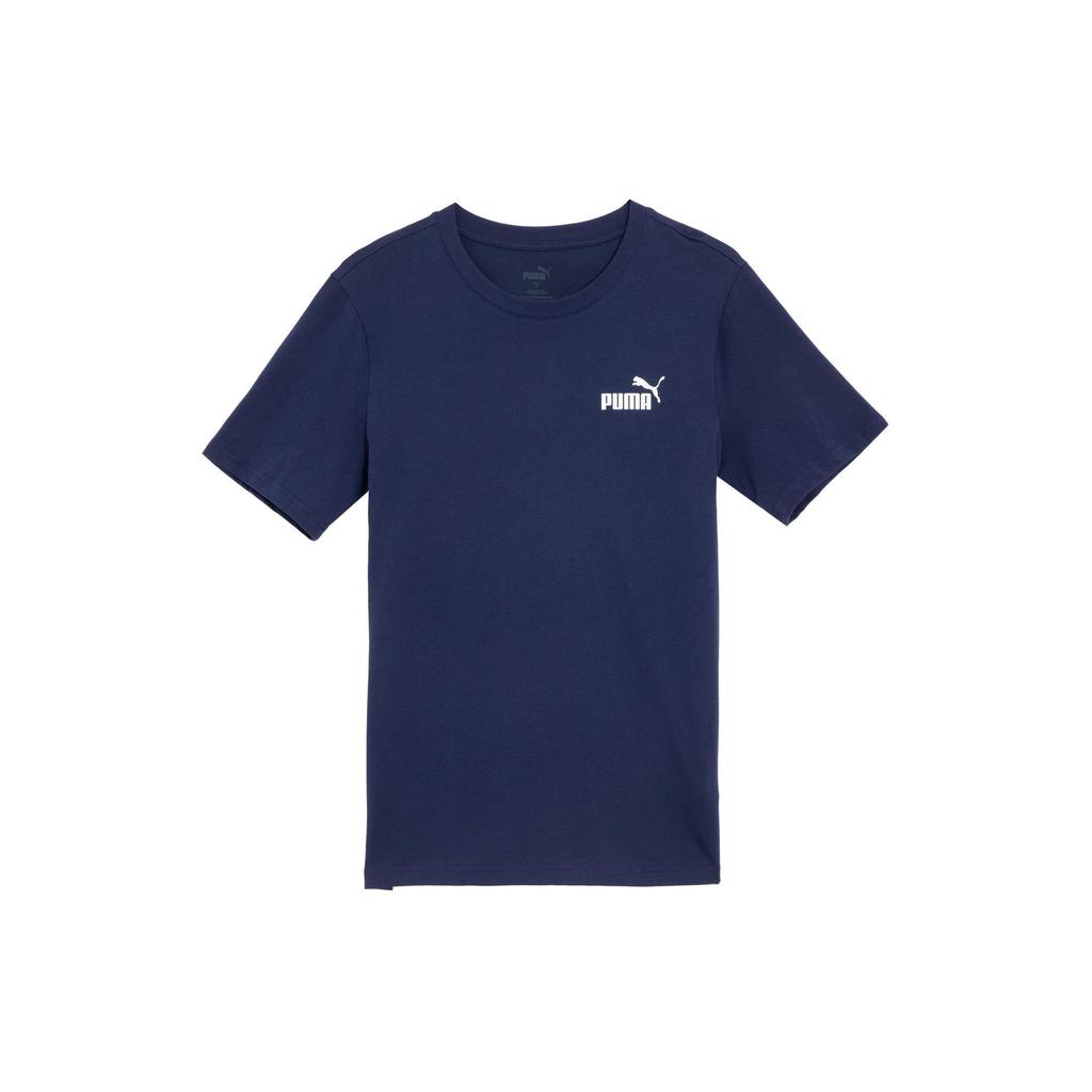 Puma Футболка мужская повседневная из хлопка с круглым вырезом и коротким рукавом, цвет темно-синий 683484-06