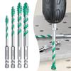 Serrated Eccentric Drill Bit Four-Edged Concrete Drill Bit Set Tile Drill Bit  Drilling Tool