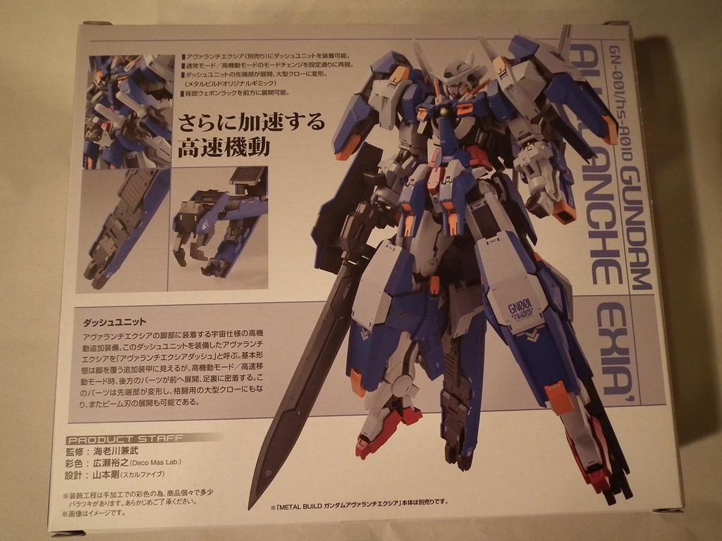METAL BUILD Gundam Avalanche Exia Option Parts Set