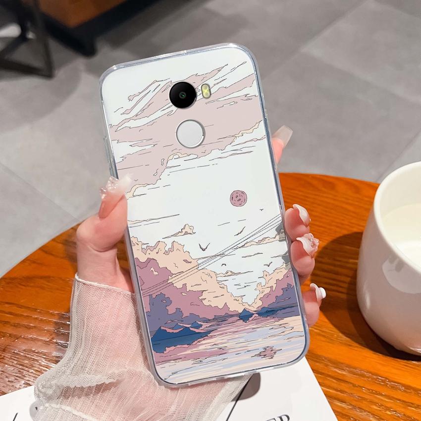 Чехол для Redmi 4 3 6 Pro 4A 4X 5A 5 Plus K90 Милый узор акулы и кошки Телефонные сумки Мягкий ультратонкий ТПУ силикон Противоскользящая оболочка для Redmi Прозрачная задняя крышка