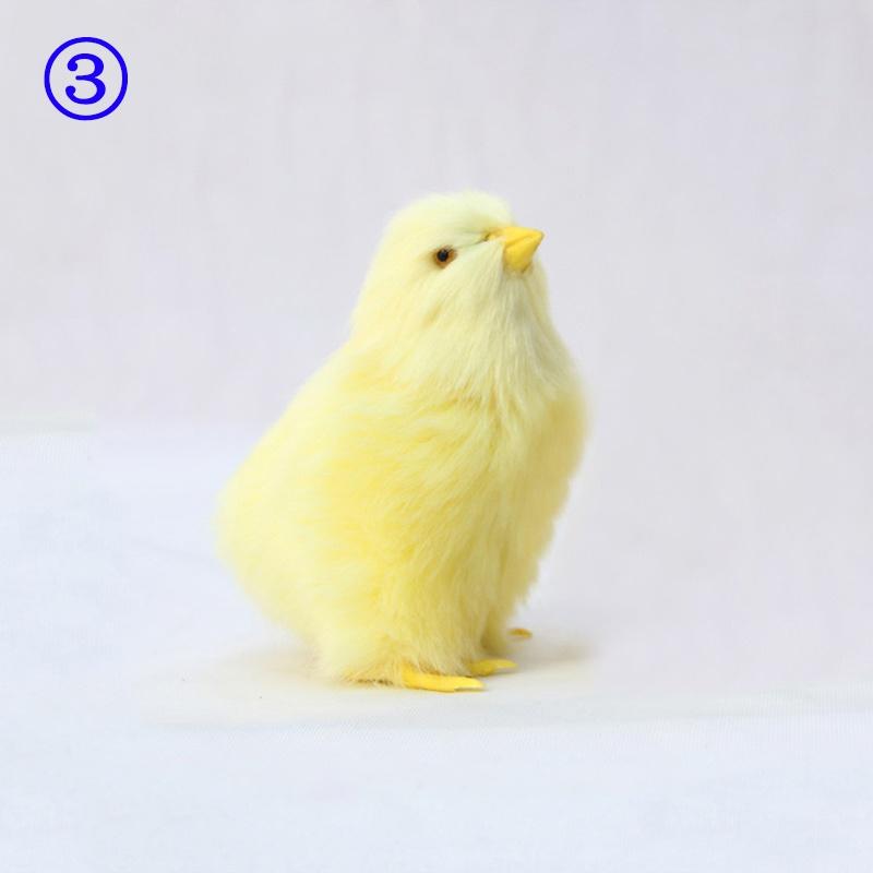 Имитация цыпленка, плюшевая игрушка, реалистичная пушистая кукла-животное, искусственная модель курицы, фигурка, детское познание, пасхальный подарок, детская игрушка
