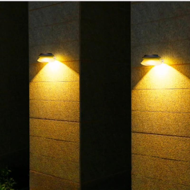 LED Solar Wall Lamp Perforated Outdoor Decorative Fence Lamp Outdoor Waterproof Eaves Garden Wall Lighting Fence Lamp Courtyard Outdoor Courtyard Lamp