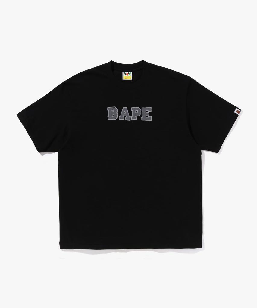 Футболка Beipeu с ручным рисунком логотипа Bape, свободного кроя (M) черный