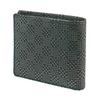 Inden Bifold Bill Compartment No Coin Black Background X Black Small Checkered Pattern Wallet, I, Purse, Deerskin, Lacquer, 2005-01-167