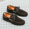 Дропшиппинг Модные туфли в британском стиле Мужские черные туфли-лодочки Мужские деловые туфли Мужские мокасины Яппи Летние большие размеры 48