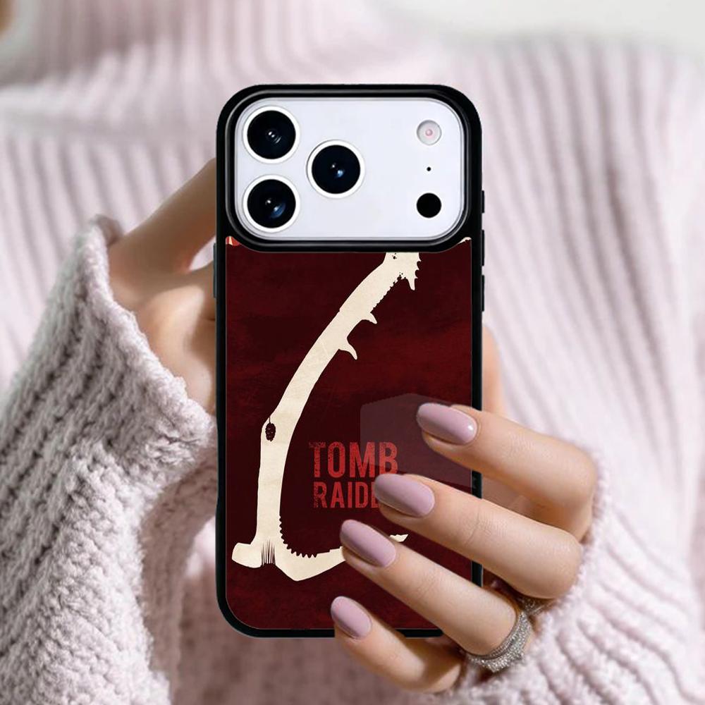 Lara Croft Tomb Raider Phone Case For Apple iPhone 17 Air 16E 15 14 Plus 13 12 11 Pro Max Mini Funda Cover