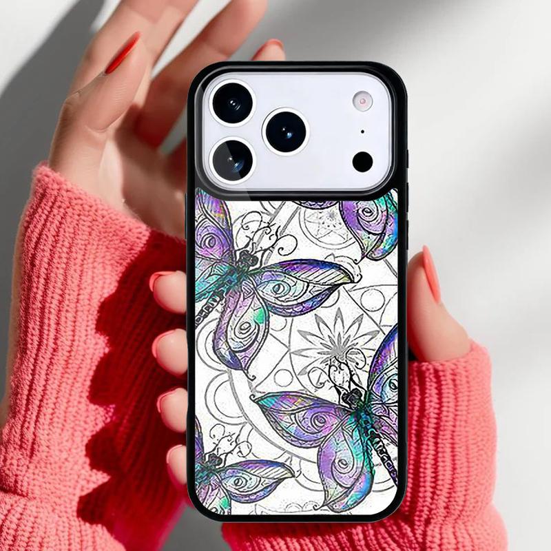 Beautiful Butterfly Nature Wildlife Soft Phone Case for iPhone 17 16 15 14 13 Pro Max Back Cover for 12 11 Pro Coque