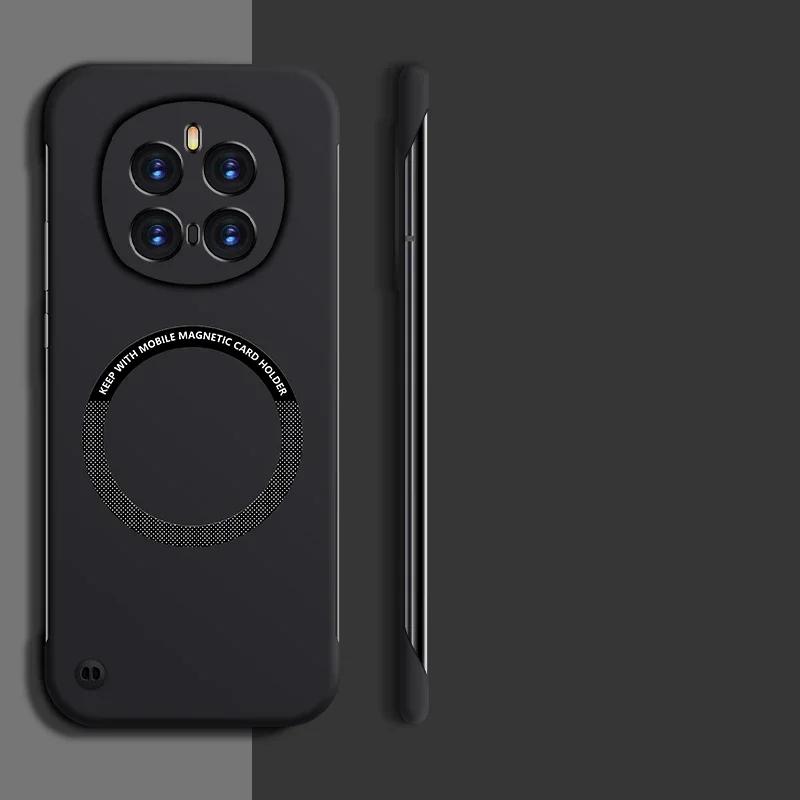 Для Magsafe Магнитный чехол для телефона Honor Magic 7 Pro Безрамный Жесткий ПК Задняя крышка Беспроводные зарядные чехлы для Magic 7 Lite 7Pro Capa Magsafe Чехол