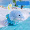 Kawaii Ocean Animal Plush Keychain Seahorse Dolphin Plush Doll  Birthday Gift