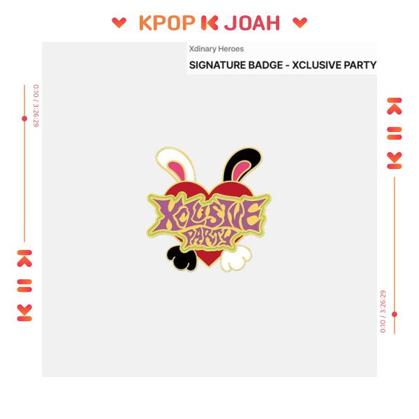 Xdinary Heroes (XDIZ) [ЭКСКЛЮЗИВНАЯ ВЕЧЕРИНКА] ОФИЦИАЛЬНЫЙ МЕРЧ - ЗНАЧОК С ПОДПИСЬЮ