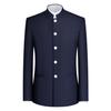 Men's Slim Fit Chinese Stand-Up Collar Zhongshan Suit - Groom Tuxedo, Four Seasons Style