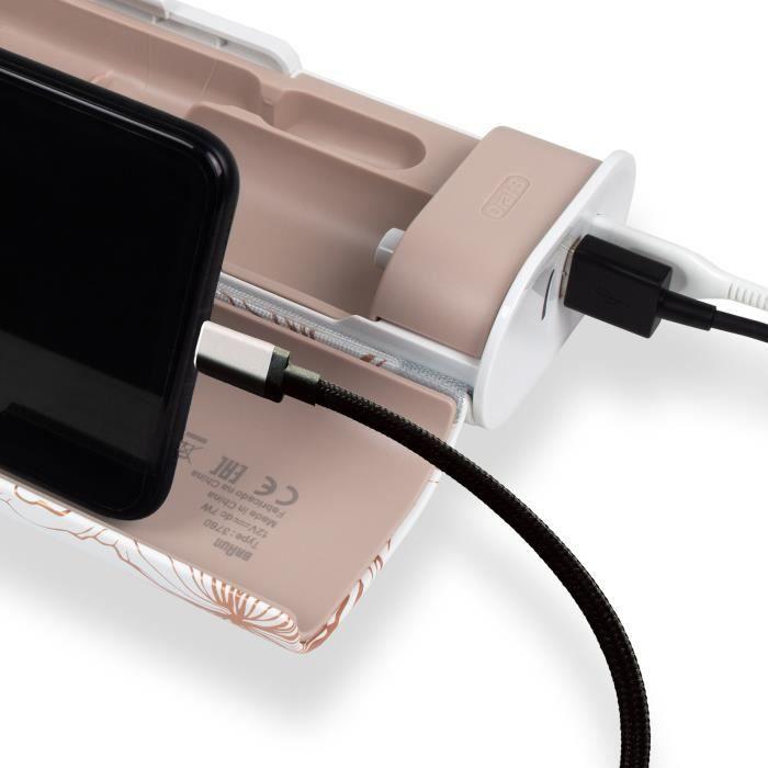 Étui de voyage pour brosse à dents - oral-b - dragonfly gold - chargeur inclus - pour modèles genius