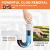 Комплект для прочистки сливного пузыря с перчатками, мощное давление, простота в использовании, универсальный набор для прочистки сливного пузыря