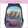 Просторный рюкзак в стиле Zelda для детей Легкий и эргономичный школьный рюкзак