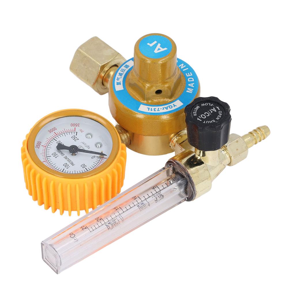 Регулятор газа аргона от 0 до 3500 фунтов на квадратный дюйм из алюминиевого сплава TIG Расходомер Редуктор давления газа аргона