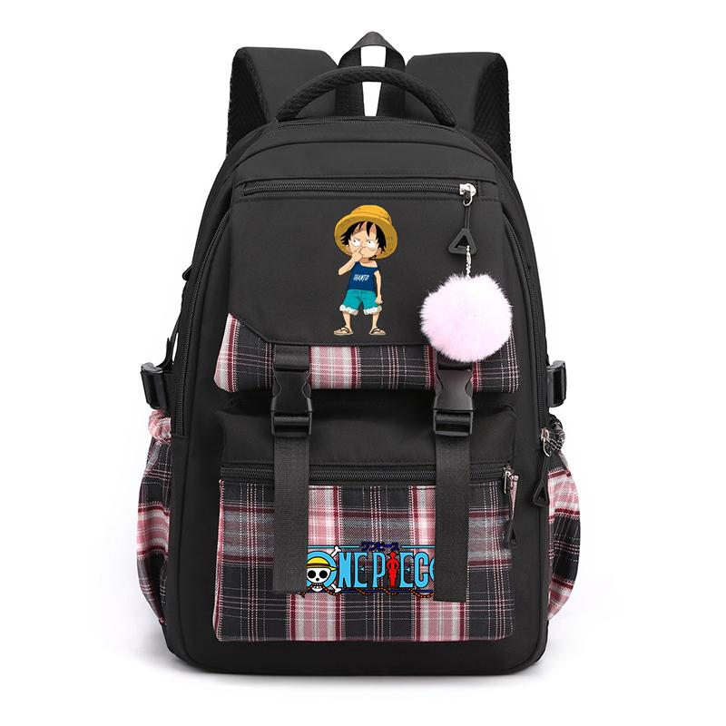 Аниме One Piece Printed College Bag Bag Document Bag Teen Back To School Холщовый рюкзак для девочек и мальчиков, студенческая сумка для ноутбука, мужская и женская дорожная сумка, рюкзак
