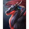 5D DIY Diamond Painting Cartoon Magic Dragon. Diamond Embroidery Cross Stitch Kit Rhinestone Mosaic Home Decor