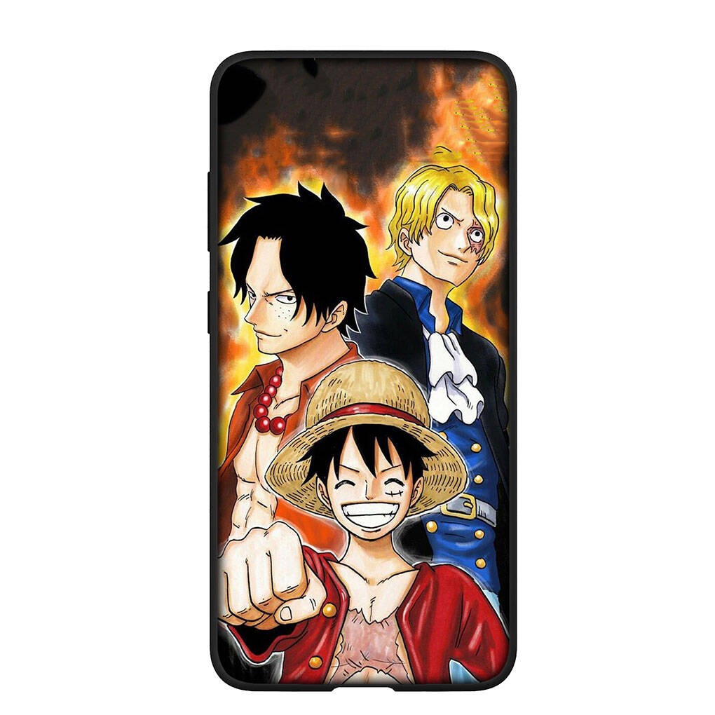 Чехол для телефона для iPhone 17 15 16 Plus Redmi Note 14 12 11 13 Pro Max Huawei P30 P20 Lite Y9 OPPO A60 A40 A80 A18 A16 Постер Луффи Гир 5 One Piece Чехол