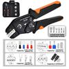 SN-58B Crimping Pliers Kit Quick Jaw Replacement for Tab 2.8/4.8/6.3/Tube/Photovoltaic/Insuated/Dupont Terminals Electrical Tool