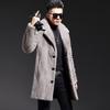 Autumn and Winter New Mink Coat Men's Full Mink Long Mink Fur Leather Coat Large Imitation Fur Coat Warm