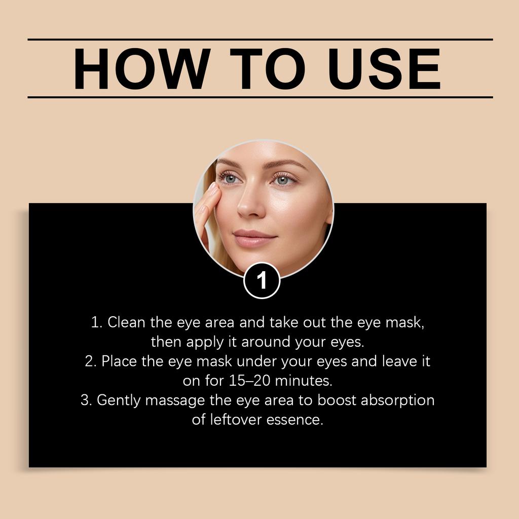 Gold Revitalizing Eye Mask 10Pairs Reduce Wrinkles Puffiness Bags Brighten Hydrating Dark Circle Care Collagen Under Eye Patches