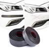 Car Styling Carbon Fiber Rubber Door Sill Protector Trim Strip Decor Sticker