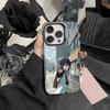 Чехол для телефона R-Reze C-Chainsaw Man для iPhone17, 16,15,14,13,12 Pro Max Черный Конфетный Матовый Ударопрочный Чехол