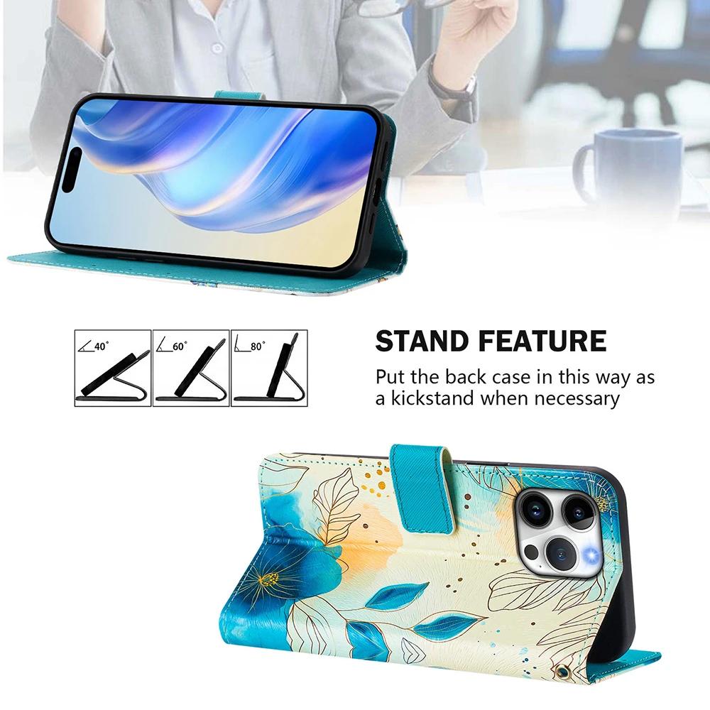 Цветной кошелек-чехол с рисунком для Samsung Galaxy A10 M10 A11 M11 S6 S7 Edge S8 Plus J3 J330 J5 J530 J4 J6 Складная подставка Чехол для телефона