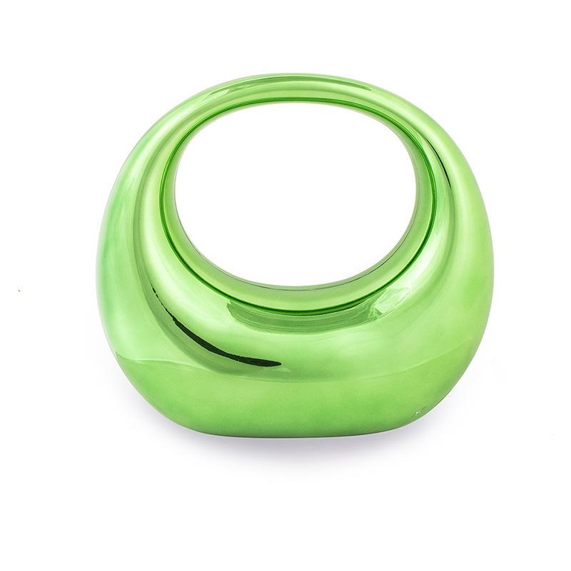 European And American Acrylic Metal Texture Bag, High-End Simple Celebrity Dinner Handbag