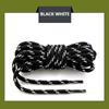Round Shoelaces Outdoor Hiking Sports Shoe Lace Sneakers Shoelaces Length100/120/140/160CM Laces Black and White Shoelace Unisex