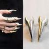 5pcs Punk Wholesale Talon Rock Spike Claw Gothic Rings Finger
