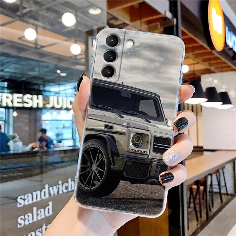 Брендовый внедорожник, спортивные автомобили, мужской прозрачный чехол для Samsung Galaxy S22 S21 S20 FE S 22 Ultra S10 E S9 Plus 5G, чехол для телефона