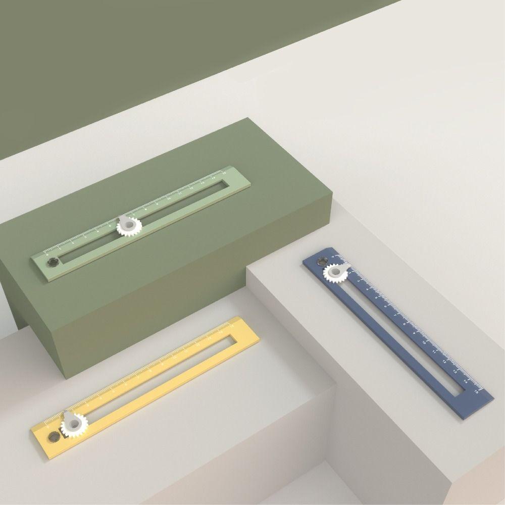 Многофункциональная линейка-циркуль 2 в 1, инструмент для рисования кругов своими руками, профессиональная геометрическая линейка, школа, офис