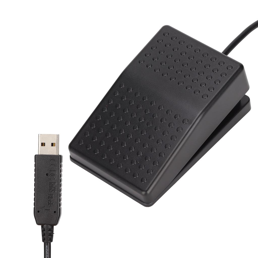 USB ножная педаль USB одинарная механический переключатель со световым индикатором стандартный HID программируемый ПК клавиатура мышь