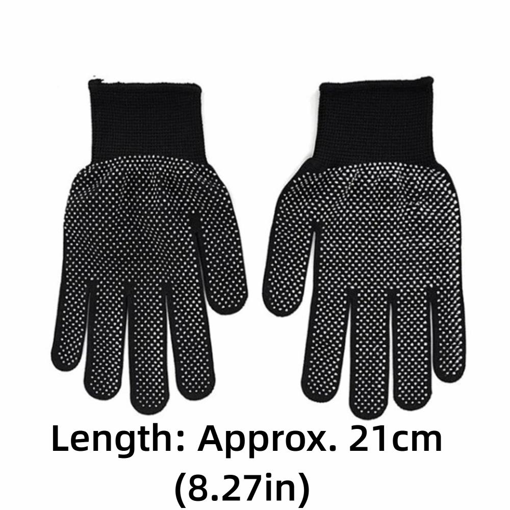 Soft Heat Proof Gloves Non-Slip Curling Iron Gloves Styling Tool Hair Styling Gloves Salon Use