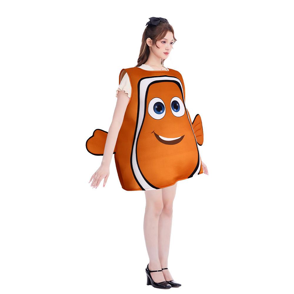 Finding Nemo Character Costume With Polyester Material For Cosplay And Parties