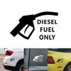 Автомобильная наклейка, только дизельное топливо, предупреждающие наклейки, наклейки, топливный бак, крышка бензобака, декоративная наклейка