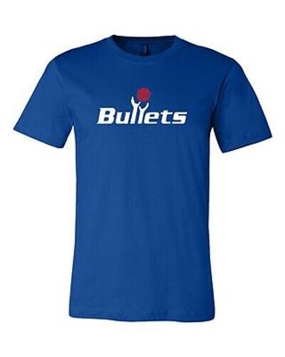 Washington Bullets Командная футболка NBA футболка-майка Унисекс Футболка